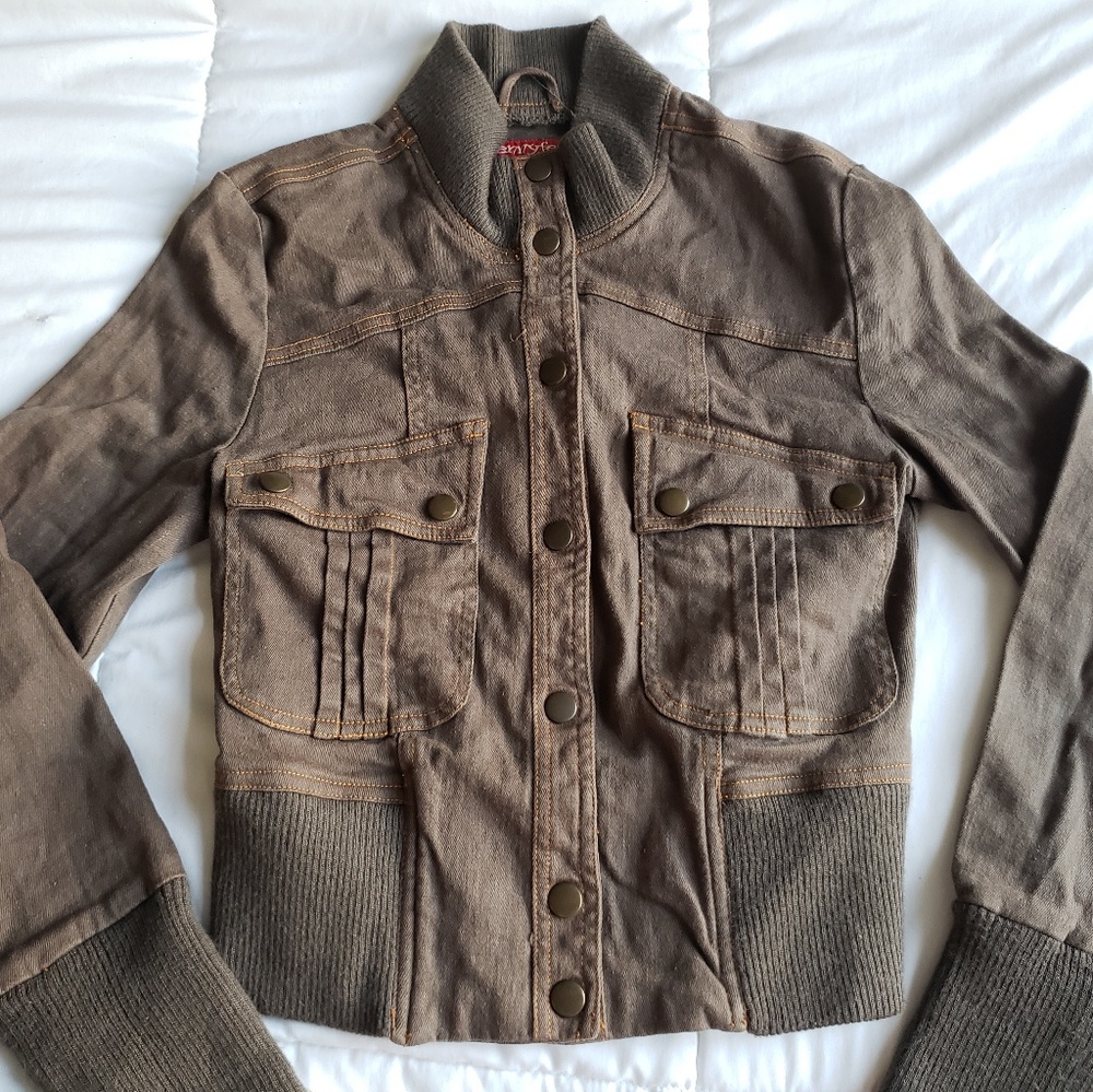 Dark green/brownish jacket